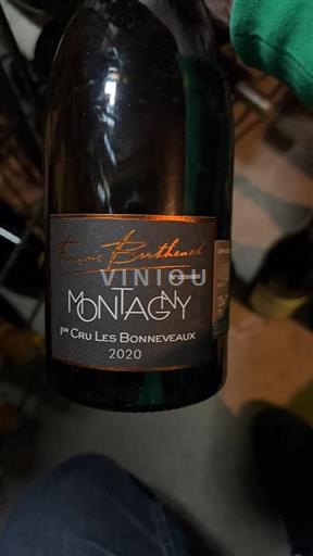 Bourgogne Montagny Premier Cru François Berthenet 1er Cru Les Bonneveaux 2020