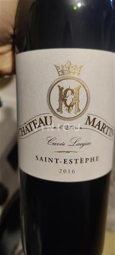 Bordeaux Saint-Estèphe Château Martin Laujac 2016