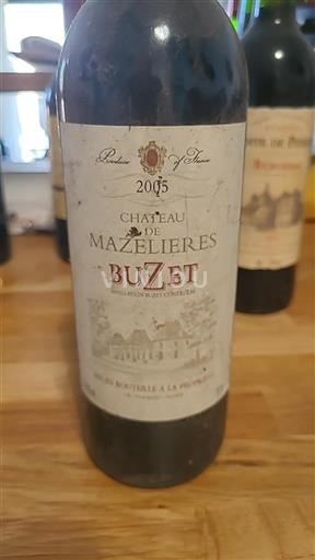 Sudoeste Buzet Château Mazelières 2005
