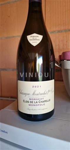 Bourgogne Ospecificerad Premier Cru Domaine La Vougeraie Clos de la Chapelle Monopole 2021
