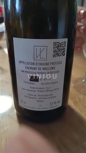 Valonia Crémant de Wallonie Vin De Liège 2022