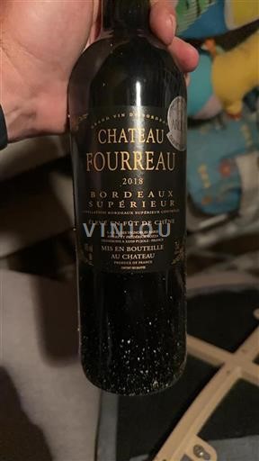 Bordeaux Bordeaux supérieur Château Fourreau 2018