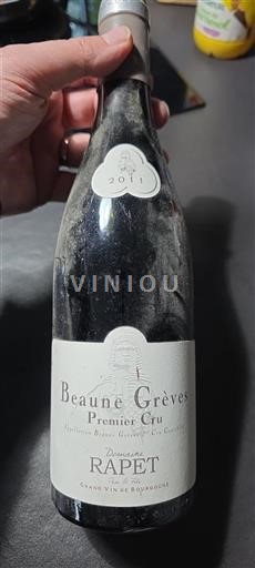 Burgundsko Nespecifikováno Premier Cru Domaine Rapet 2011