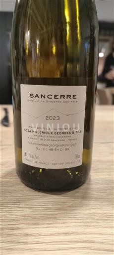 Loirevallei Sancerre Scea Millérioux Georges & Fils 2023