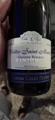 Valle del Loira No especificado Maison Colin Seguin Cloître Saint Martin Grande Réserve 2023