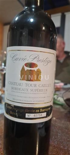 Bordeaux Bordeaux Supérieur Château Tour Caillet Prestige 2003