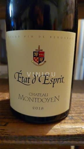Sydväst Bergerac Château Montdoyen État d'Esprit 2018