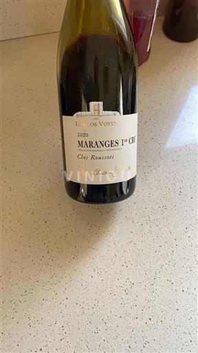Vin Rouge sec Clos Roussots Le Clos Voyen 2020 France Bourgogne AOC Premier Cru