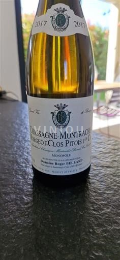 Borgonha Chassagne-Montrachet Premier Cru Roger Belland Morgeot-Clos Pitois 2017