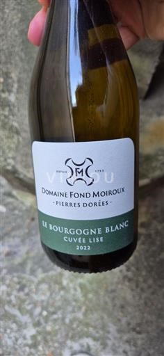 Bourgogne Ospecificerad Domaine Fond Moiroux Lise 2022