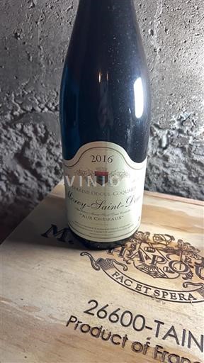 Bourgogne Morey-saint-denis Odoul Coquard Aux Cheseaux 2016