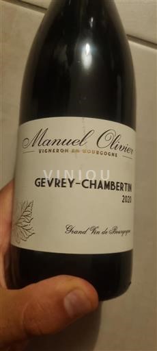 Burgundy Gevrey-Chambertin Manuel Olivier 2020