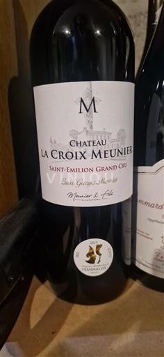Bordeaux Saint-Émilion Grand Cru Grand Cru Château La Croix Meunier Georges Meunier 2019