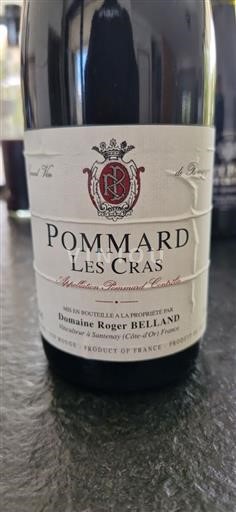 Bourgondië Pommard Roger Belland Les Cras 2017