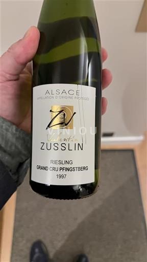 Alsace Määrittelemätön Grand Cru Valentin Zusslin 1997