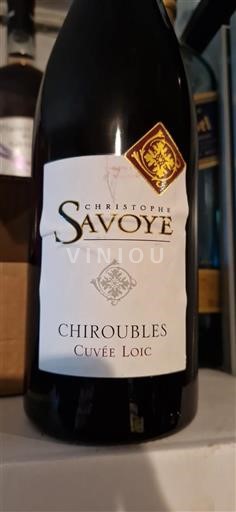 Beaujolais Chiroubles Domaine Christophe Savoye Loic Senza annata