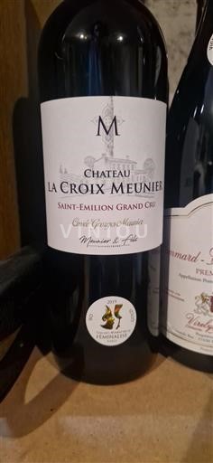 Bordeaux Saint-Émilion Grand Cru Château La Croix Meunier Georges Meunier 2019