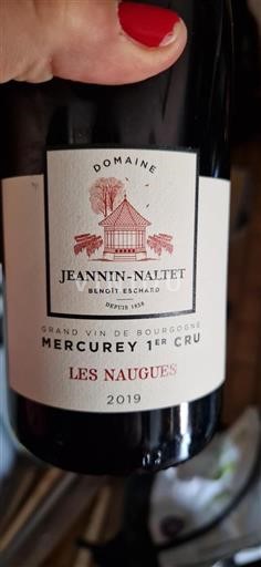 Bourgondië Mercurey Premier Cru Jeanninnaltet Les Nauges 2019