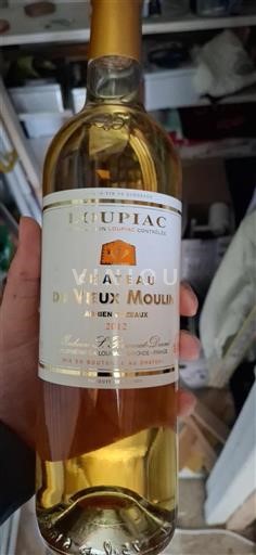 Bordeaux Loupiac Domaine Vieux Moulin Adrien Cazeaux 2012