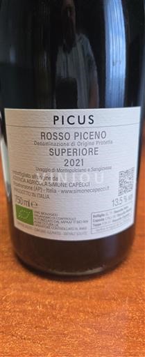 Marche Rosso Piceno Azienda Agricola Simone Capecci Picus 2021