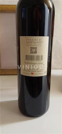 Vaud La Côte AOC Domaine Chantegrive Assemblage rouge 2023
