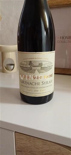 Vallée du Rhône Côtes-du-rhône Château Saintandré Grenache Syrah 2018