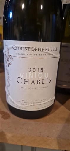 Bourgogne Chablis Christophe Et Fils 2018