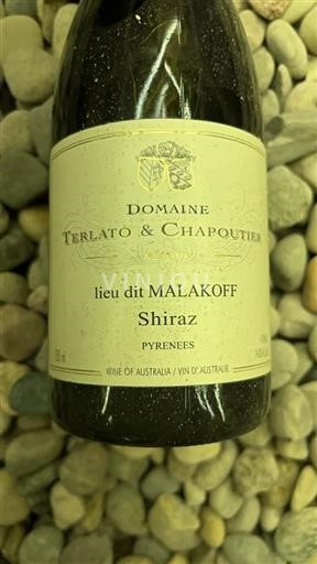 Vin Rouge sec Lieu dit Malakoff Domaine Terlato & Chapoutier 2007 Australie Victoria Pyrenees