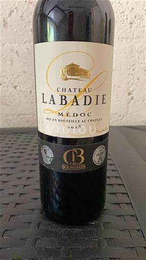Bordeaux Médoc Cru Bourgeois Château Labadie 2018