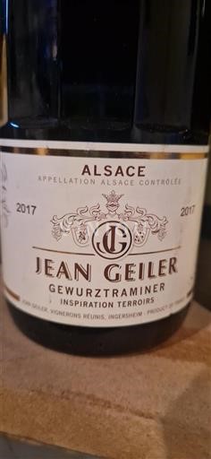 Alsace Jean Geiler Inspiration Terroirs 2017