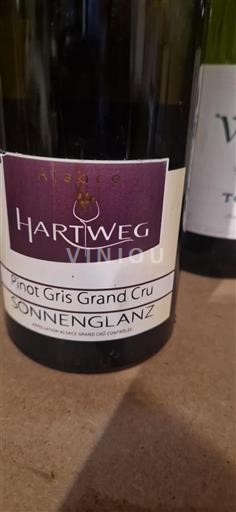 Elsass Nicht spezifiziert Grand Cru Hartweg Sonnenglanz 2015