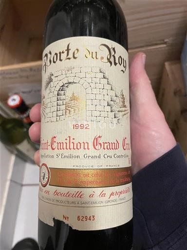 Bordeaux Saint-Émilion Grand Cru Grand Cru Porte Du Roy 1992