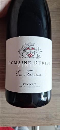 Rhônen laakso Ventoux Domaine Durieu En Terrasses Ei vuosikertaa