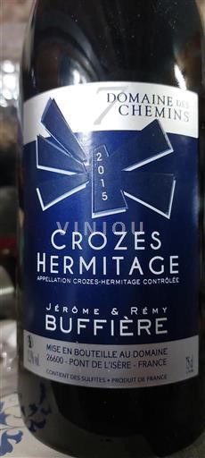 Rhônedalen Crozes-Hermitage Domaine Des 7 Chemins Jérôme & Rémy Buffière 2015