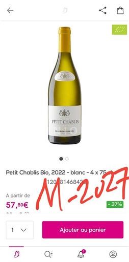 Burgundsko Petit-chablis Masson Dubois 2022