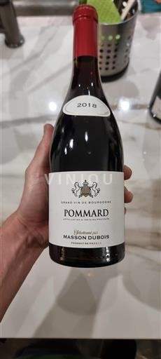 Burgundsko Pommard Masson Dubois 2018