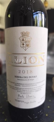 Castile and León Ribera del Duero Bodegas Y Viñedos Alion Alión 2018