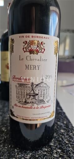 Bordeaux Le Chevalier MERY 2015