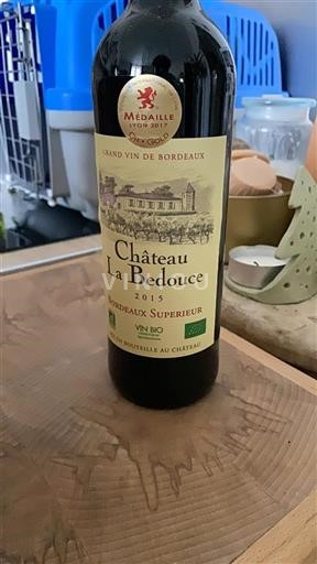 Bordeaux Bordeaux Supérieur Château La Bedouce 2015