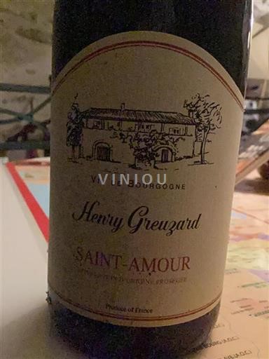 Beaujolais Saint-Amour Henry Greuzard 2020