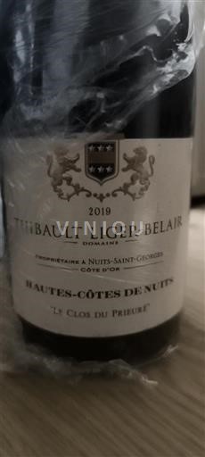 Borgogna Hautes Côtes de Nuits Domaine Thibault Ligerbelair Le Clos du Prieuré 2019