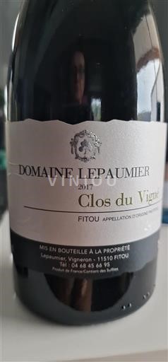 Languedoc Fitou Domaine Lepaumier Clos du Vigné 2017