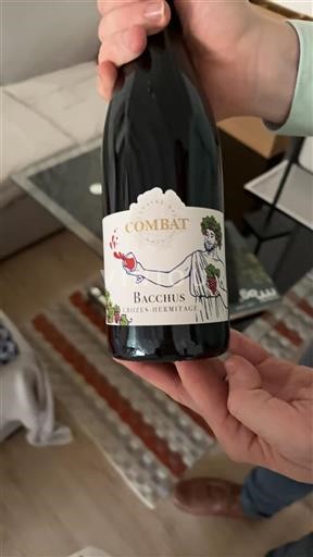 Údolí Rhôny Crozes-Hermitage Combat Bacchus 2023