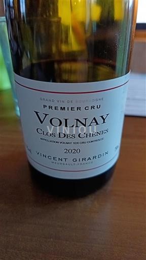 Bourgondië Niet gespecificeerd Premier Cru Vincent Girardin Clos des Chênes 2020