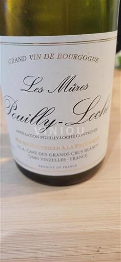 Burgundy Pouilly-Loché Cave Des Grands Crus Blancs Les Mûres 2009