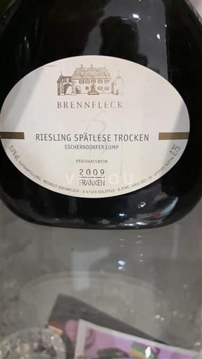 Franken Brennfleck Escherndorfer Lump 2009