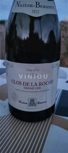 Bourgogne Clos-de-la-roche Grand Cru Nuitonbeaunoy 2012