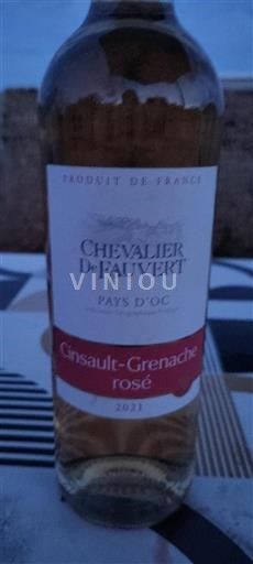 Languedoc-Roussillon Pays d'Oc Chevalier De Fauvert Cinsault-Grenache rosé 2021