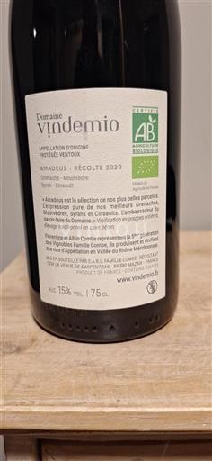 Valle del Rodano Ventoux Vindemio Amadeus 2020