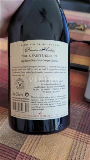 Burgundy Nuits-Saint-Georges Domaine Des Perdrix 2018
